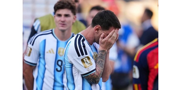 Lionel Messi was zich volledig bewust van de sterkte van Spanje Lionel Messi was zich volledig bewust van de sterkte van Spanje